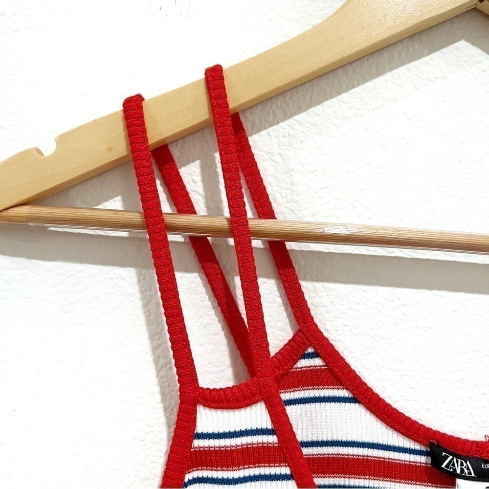 Zara X Kappa Romper Ribbed Striped — image 4 of 8